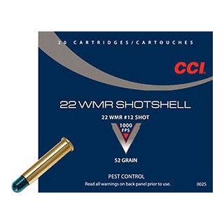 CCI Shotshell 22wmr 52gr