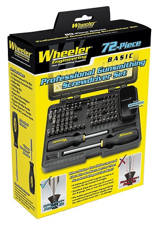 Wheeler Gunsmithing Screwdriver Kit (72-Piece)