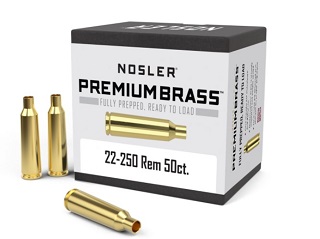 Douilles Nosler 22-250rem Premium Brass