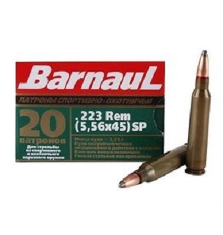 Barnaul. .223 remington 62Gr Soft ( CAISSE ) 