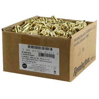 Remington 45Auto 230gr FMJ (caisse de 500)