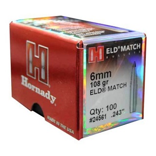 Hornady - .243 6mm 108gr Eld-Match