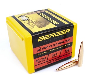 Berger EOL Elite Hunter 30cal 245gr