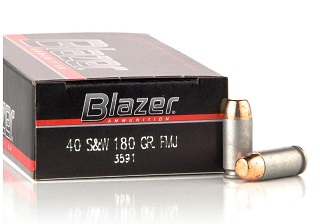 Blazer 40S&W 180gr FMJ (alumimium)
