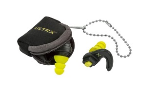 Allen Ultrx Shift Adjustable Protection Ear Plugs gris et jaune
