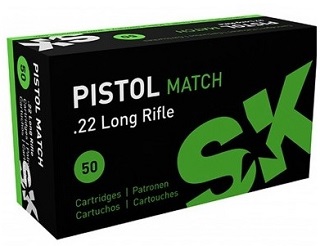 Lapua SK 22lr Pistol Match 40gr (50)
