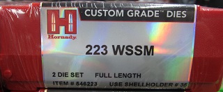 Hornady Die 223WSSM