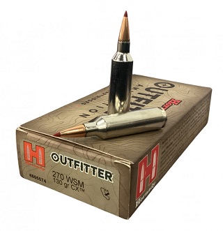 Hornady Outfitters 270wsm 130gr CX OTF
