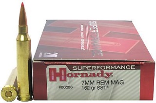 Hornady Superformance 7mm rem mag 162gr SST