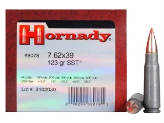 Hornady 7.62x39 123gr SST Steel