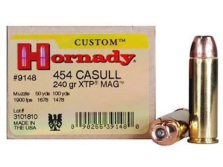Hornady 454 Casull 240gr XTP Mag