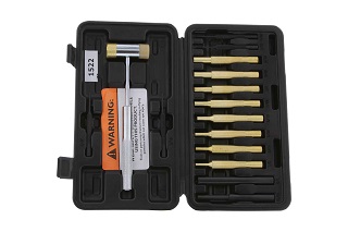 Wheeler Hammer and Punch Set In Plastic Case