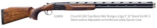Churchill 206 Trap Black 12ga 32