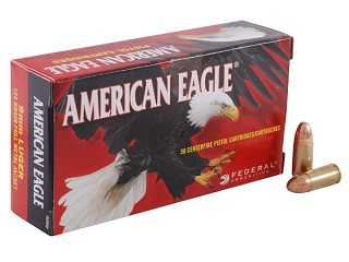 American Eagle 9mm luger 124gr FMJ