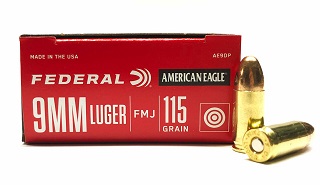 Federal American Eagle 9mm 115gr