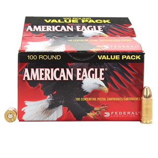 Federal American Eagle 9mm 115gr FMJ (100)