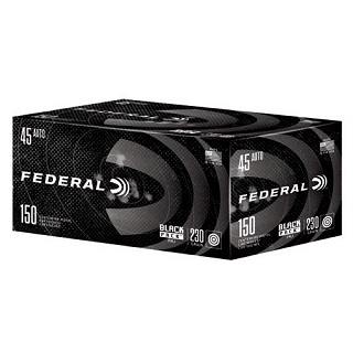 Federal Black Pack 45acp 150 rounds