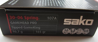 Sako Gamehead Pro 30-06 165gr