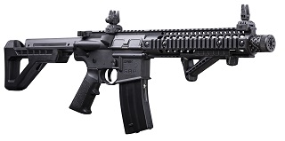 DPMS SBR Full Auto Co2 BB air rifle (black)