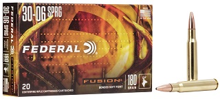 Federal Fusion 30-06 180gr Bonded Soft Point