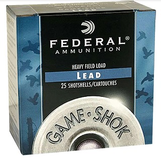 Federal Game-Shok Upland 12ga 2.75 pouces 1 oz 6 Shot