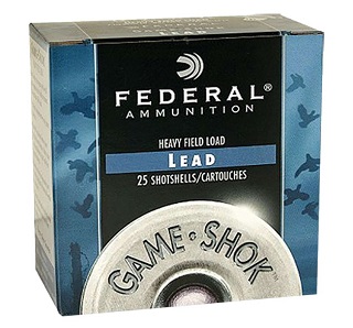 Federal Game-Shok 12ga 2.75 pouces 1 1/4 oz 6 shot