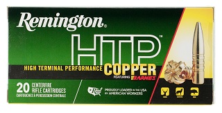 Remington HTP (High Terminal Preformance) Copper 180gr Barnes TSX BT
