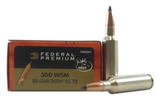 Federal Premium 300wsm 180gr Trophy Copper