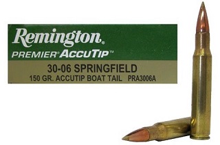 Remington 30-06 springfield 150gr accutip boat tail