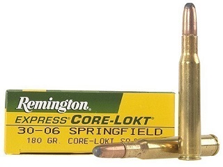 Remington 30-06 springfield 180gr core lokt PSP