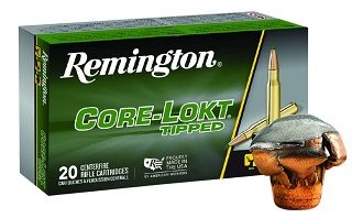 Remington 308win 165gr Core-Lokt Tipped