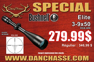 Bushnell Elite 3-9x50 DOA 600