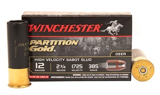 Winchester Amo Suprem PartGld Sabot Slug 12ga 2 3/4