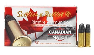 Sellier & Bellot Canadian Match 22lr 40gr LRN
