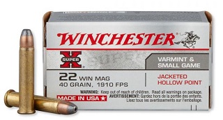 Winchester Super-X 22mag JHP 40gr