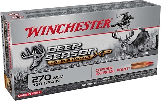 Winchester Deer Season Copper Impact 270wsm 130gr