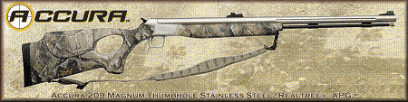 CVA ACCURA Steel/Camo, thumbhole