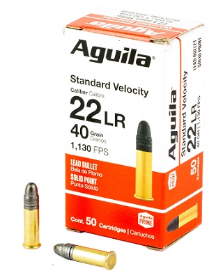 Aguila Standard Velocity 22lr 40gr SP