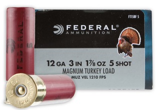 Federal - Magnum Turkey Load - 12ga - 3 pouces - #5