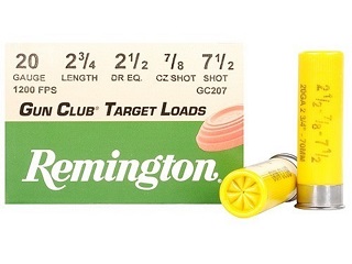 Remington - Gun Club Target Loads - 20ga - #7 1/2