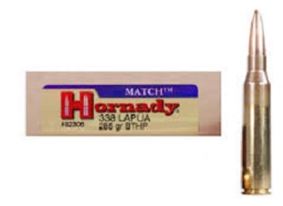 Hornady 338 Lapua Match 285 Gr HPBT