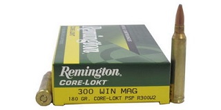 Remington 300 win mag 180 gr core lokt PSP