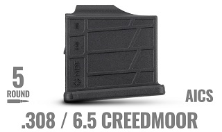 MDT AICS 308/6.5creed Polymer 5rnd Magazine