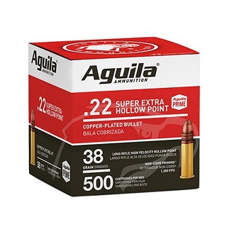Aguila Super Extra 22lr 38gr HP (500)