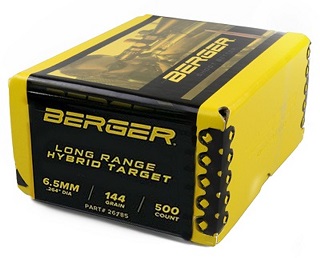 Berger .264 140gr Hybrid Target (500)