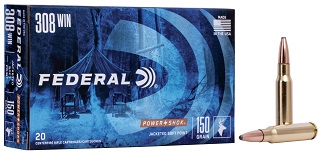 Federal Power Shok 308win 150gr Jacketed Soft Point