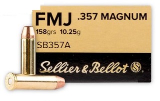 Sellier & Bellot 357mag 158gr FMJ