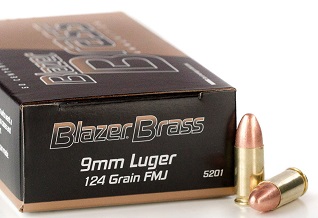 Blazer Brass 9mm 124gr FMJ