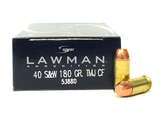 CCI Speer Lawman 40S&W 180gr RMJ CF
