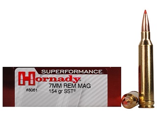 Hornady Superformance 7mm rem mag 154gr SST